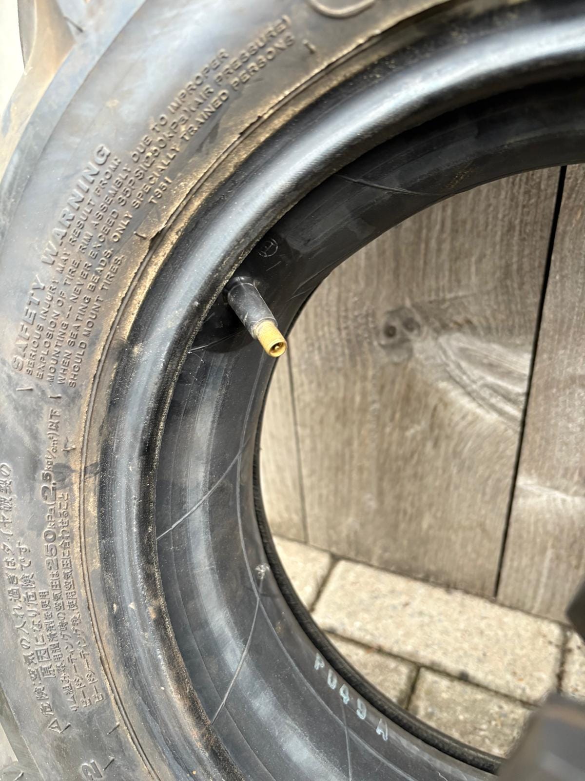 BRIDGESTONE 6.00-12 FARM SERVICE LUG-M