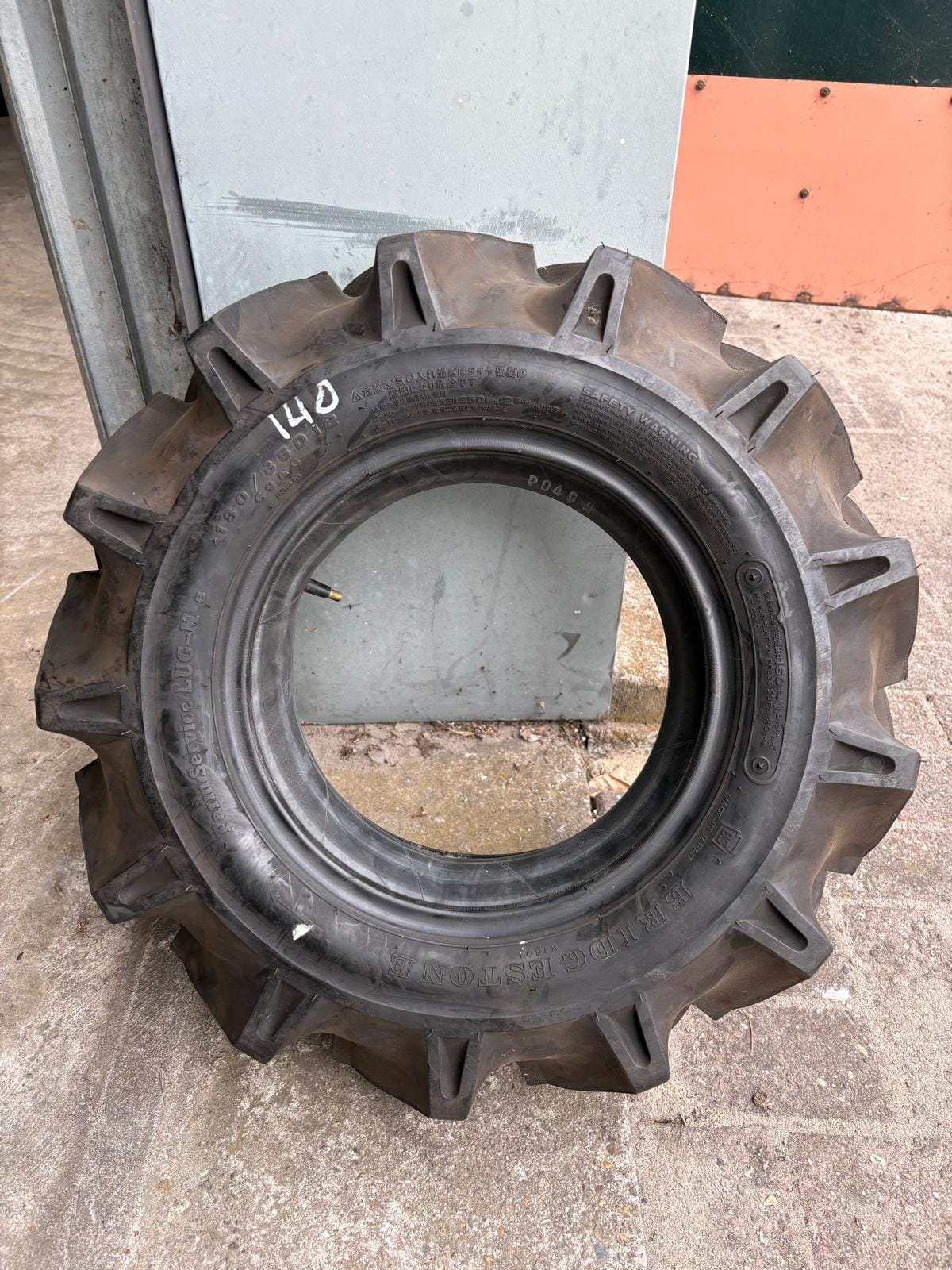 BRIDGESTONE 180/85D12 FARM SERVICE LUG-M